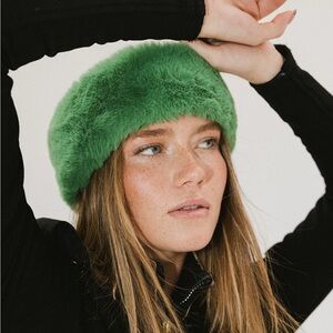 NWT Gigi Pip MARGOT FAUX FUR HEADBAND